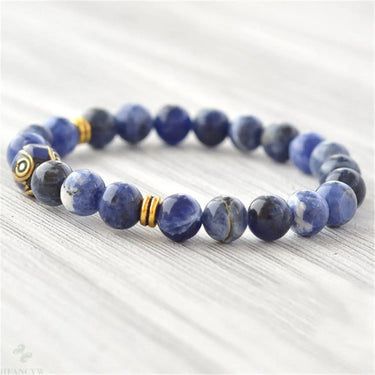 Blue Sky Sodalite Nepal Charm Bracelets YourSoulPlace.com